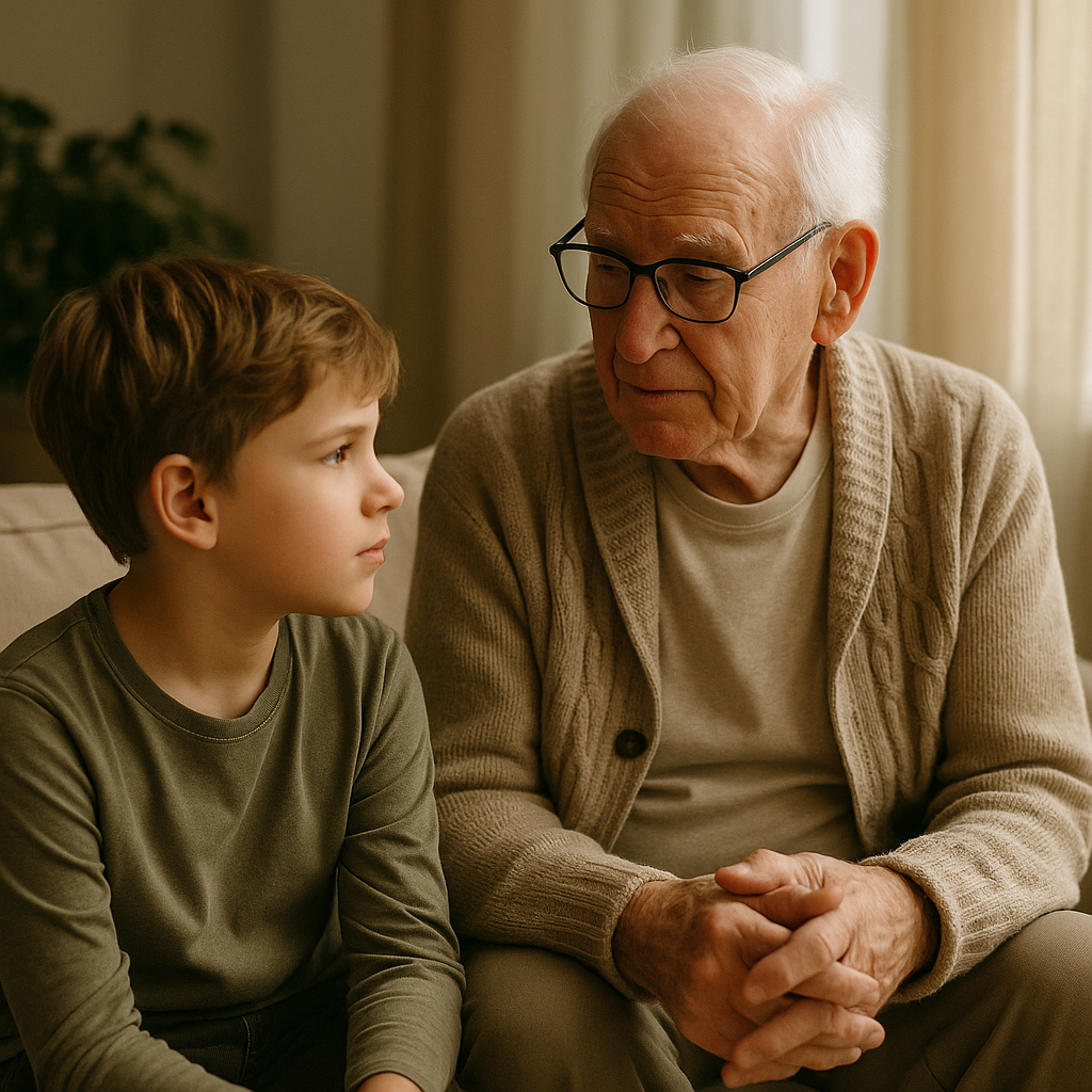 Wie erklärt man seinen Enkeln, dass man ins Altenheim muss?